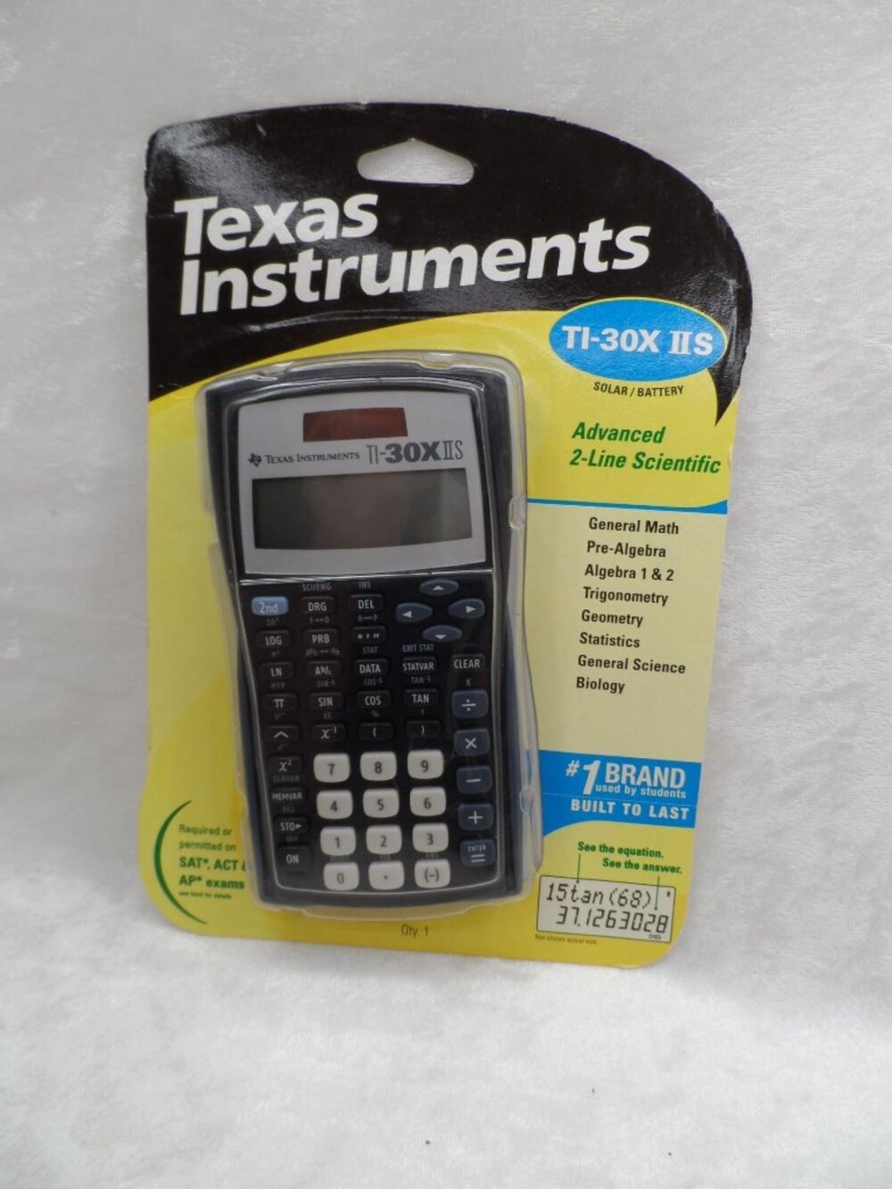 Texas Instruments TI-30XIIS Scientific Calculator Black 2-Line NEW - Picture 2 of 3